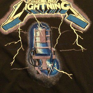 Metallica Ride the Lightning Retro T shirt